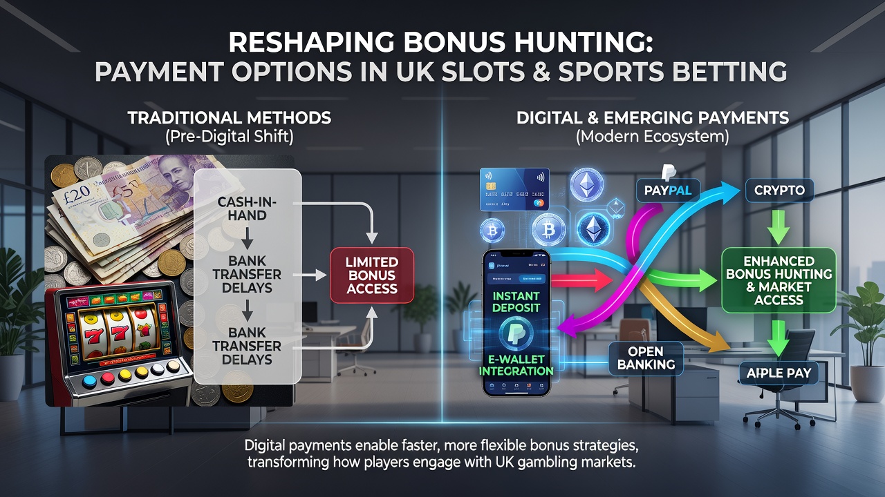 Digital wallets and card options supporting bonus activity on UK gaming sites