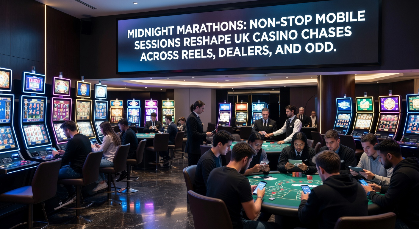 Graph illustrating peak midnight slot spins and extended session data in UK mobile casinos