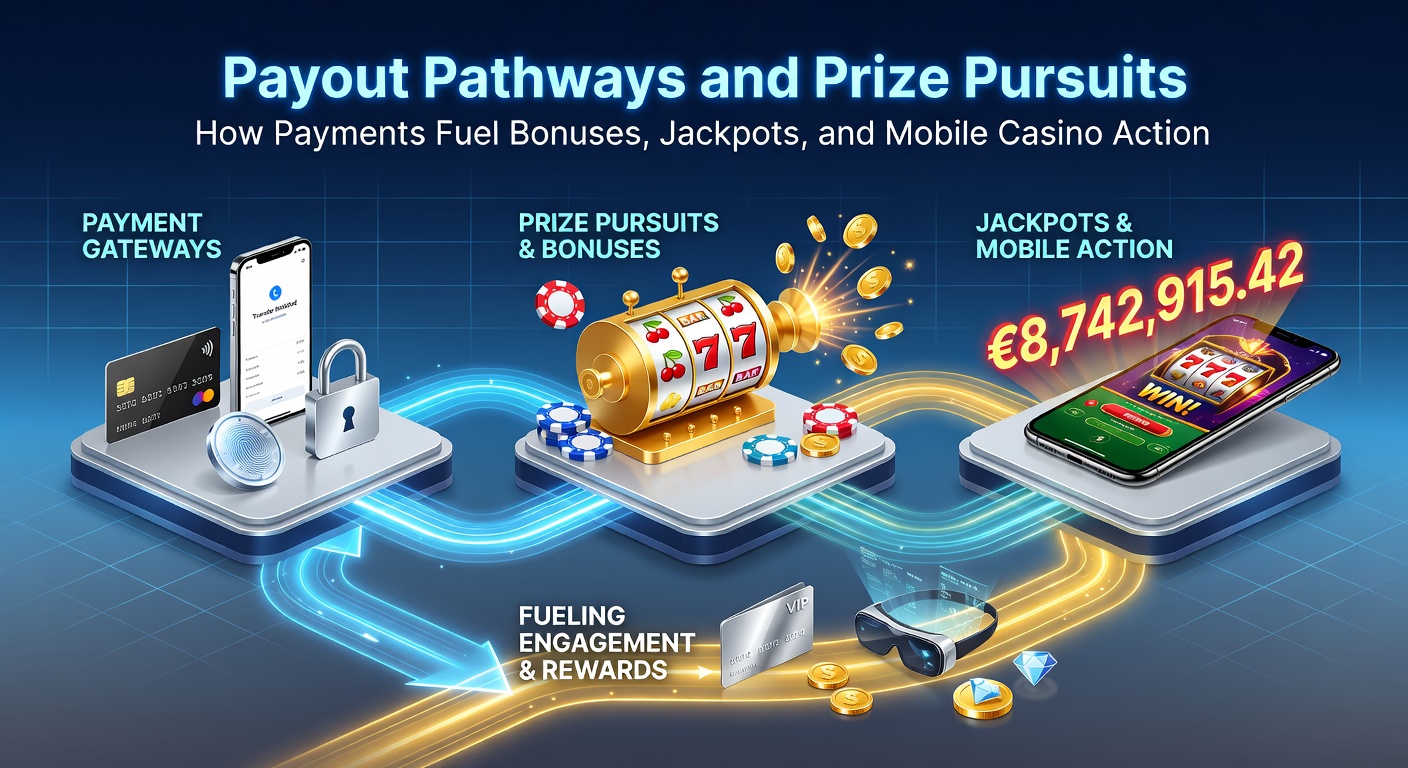 Close-up of a mobile phone screen displaying jackpot wins, bonus activations, and quick payment options in a dynamic casino app environment