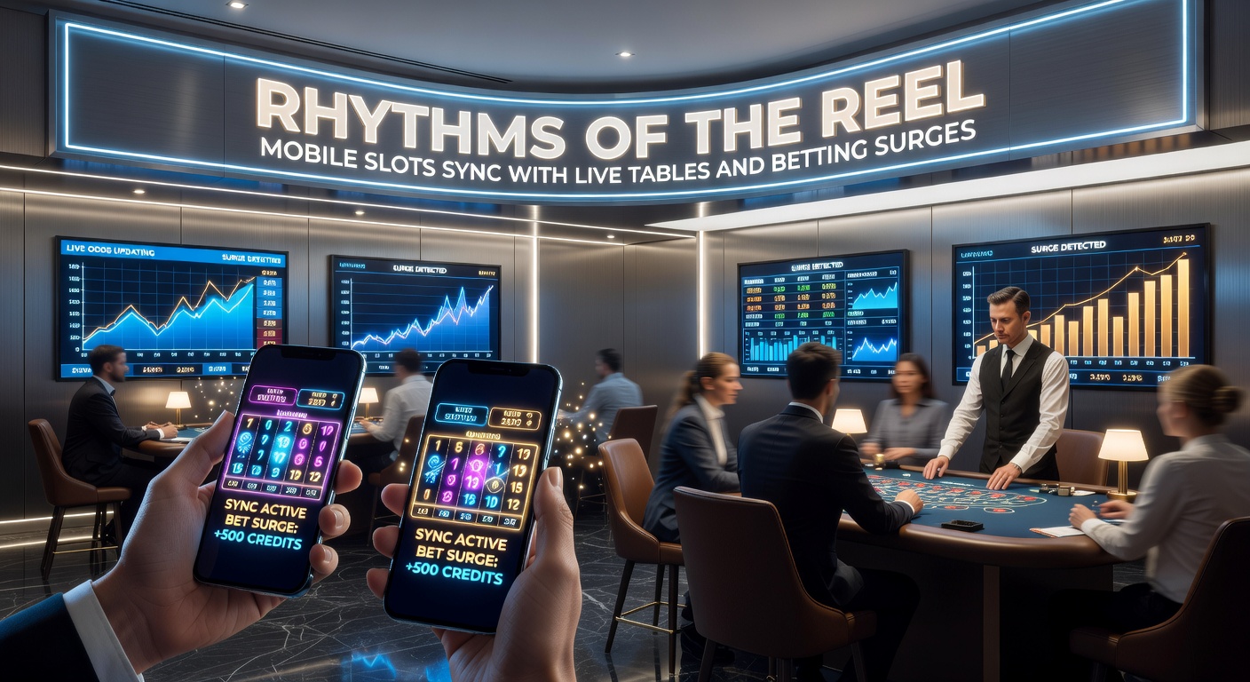 Dynamic chart showing peaks in mobile slots, live tables, and sports betting activity during major events, with synchronized user engagement spikes